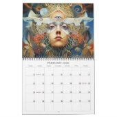 2026 Visionäre Dimensionen 9 surreale Kunst Kalender (Feb 2026)