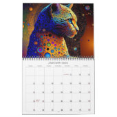 2026 Visionärer Pop Surreal Art Kalender (Jan 2026)