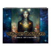 2026 Visionary Dimensions Surreal Art Calendar Kalender (Titelbild)