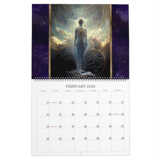 2026 Visionary Dimensions Surreal Art Calendar Kalender (Feb 2026)