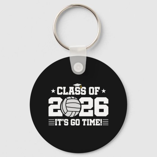 2026 Volleyball-Spieler - Abschluss 2026 - Cl of 2 Schlüsselanhänger (Vorderseite)