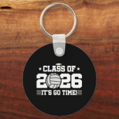 2026 Volleyball-Spieler - Abschluss 2026 - Cl of 2 Schlüsselanhänger (Vorderseite)