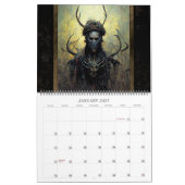 2026 vom Schatten-Horror-Kunstkalender Kalender (Jan 2027)