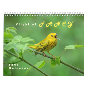2026 Waldsänger - Originaler Vogel-Fotokalender Kalender