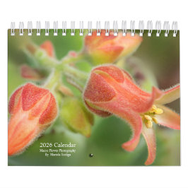 2026 Wall Calendar Flowers in Macro Photography Kalender