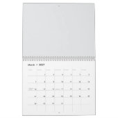 2026 Wasserfarbe-Botanik-Kalender – Elegantes Mini Kalender (Mär 2027)