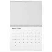 2026 Wasserfarbe-Botanik-Kalender – Elegantes Mini Kalender (Feb 2027)