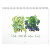 2026 Wasserfarbe-Sukkulenten- & Blatt-Kalender | B Kalender (Titelbild)