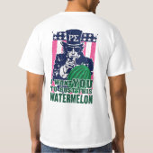 2026 Wassermelonen-Büste T-Shirt (Rückseite)