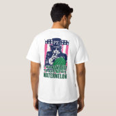 2026 Wassermelonen-Büste T-Shirt (Schwarz voll)