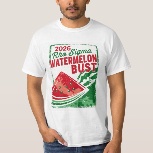 2026 Wassermelonen-Büste T-Shirt (Vorderseite)