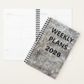 2026 Weekly plant einfaches Gesteinsbild Planer (Anzeige)