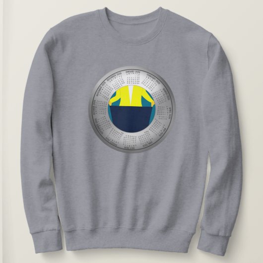 2026 Weight Loss Calendar Sweatshirt (Design vorne)