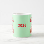 2026 Weihnachts-Haus-Tasse Kaffeetasse (Mittel)