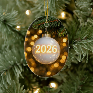 2026 Weihnachtsbaumanhänger Keramik Ornament