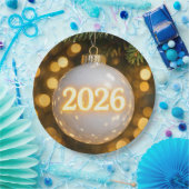 2026 Weihnachtsbaumschmuck Pappteller (Party)