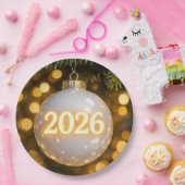 2026 Weihnachtsbaumschmuck Pappteller (Party)