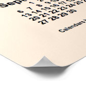 2026 Weißer Kalender der Antike von Janz Print Poster (Ecke)