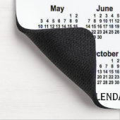 2026 Weißer Kalender von Janz Mouse Pad Mousepad (Ecke)
