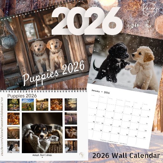 2026 Welpen Wandkalender