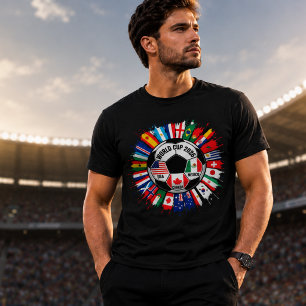 2026 Weltmeisterschaft Fußball-Shirt   USA Kanada  T-Shirt
