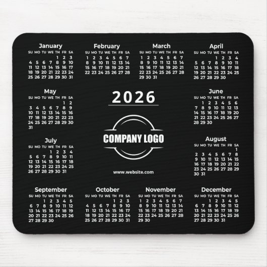 2026 Werbeunternehmen-Logo Mousepad (Vorne)