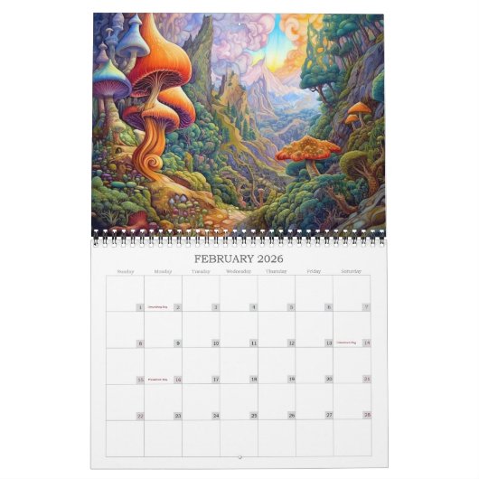2026 Whimsical Landscapes 2 Kalender (Feb 2026)