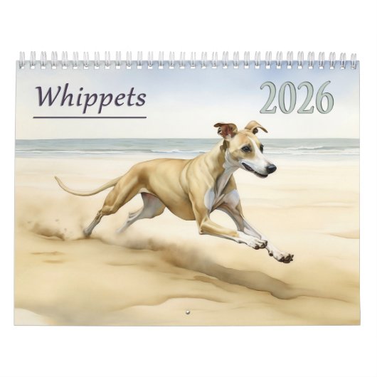 2026 Whippets Kalender (Titelbild)
