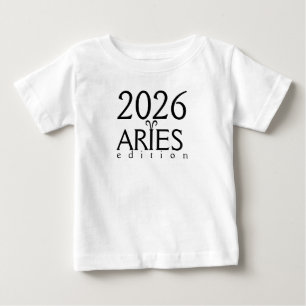 2026 Widder Edition mit Symbol Baby T-Shirt