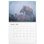 2026 Wild Moose Watercolor Painting Wildlife Art Kalender (Feb 2026)