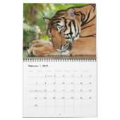2026 Wilder Tiger Kalender (Feb 2027)