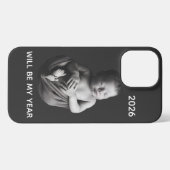 2026 Will Be My Year - Cute Newborn Baby iPhone Hülle (Rückseite (Horizontal))