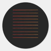 2026 Will Be My Year Funny Checklist  Runder Aufkleber (Vorderseite)