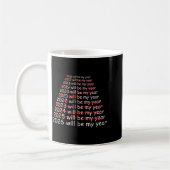 2026 Will Be My Year Funny Humor New Year Quote Me Kaffeetasse (Links)