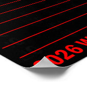 2026 Will Be My Year Funny Humor New Year Quote Me Poster (Ecke)