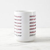 2026 Will Be My Year Funny Sarcastic New Years Kaffeetasse (Mittel)