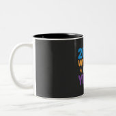2026 Will Be My Year Inspirational New Beginnings Zweifarbige Tasse (Links)