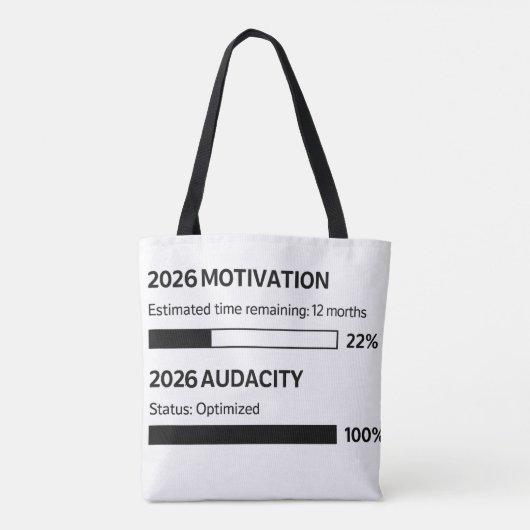 2026 Will Be My Year Tasche (Rückseite)