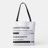 2026 Will Be My Year Tasche (Rückseite)