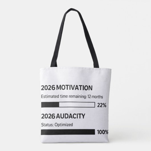 2026 Will Be My Year Tasche (Rückseite)