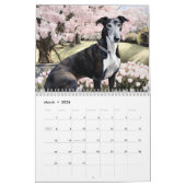 2026 Windhunde Kalender (Mär 2026)