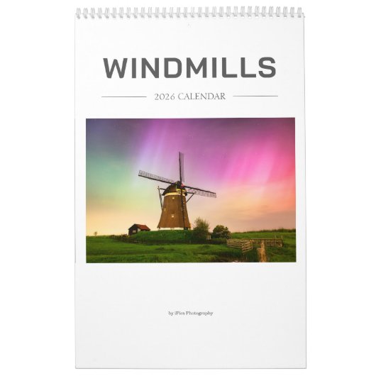2026 Windmills-Fotografie Kalender (Titelbild)
