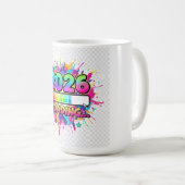 2026 Wird geladen... Fortschrittsbalken-Aufkleber Kaffeetasse (VorderseiteRechts)