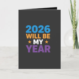 2026 Wird Mein Jahr Inspirierende Neue Anfänge Karte