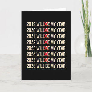 2026 Wird Mein Jahr Sein Lustiger Humor Neujahrszi Karte