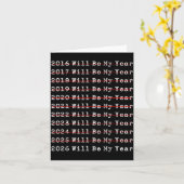 2026 Wird Mein Jahr Sein Lustiger Neujahrsquote Mä Karte (Gelbe Blume)