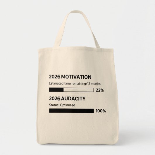 2026 Wird Mein Jahr Tragetasche (Vorne)