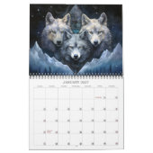 2026 Wolf Magic 2 Fantasy Art Kalender (Jan 2027)