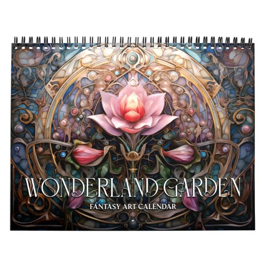 2026 Wonderland Garden Surreal Fantasy Art Kalender (Titelbild)