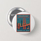2026 WSC 40 Gedenkbutton Button (Vorne & Hinten)